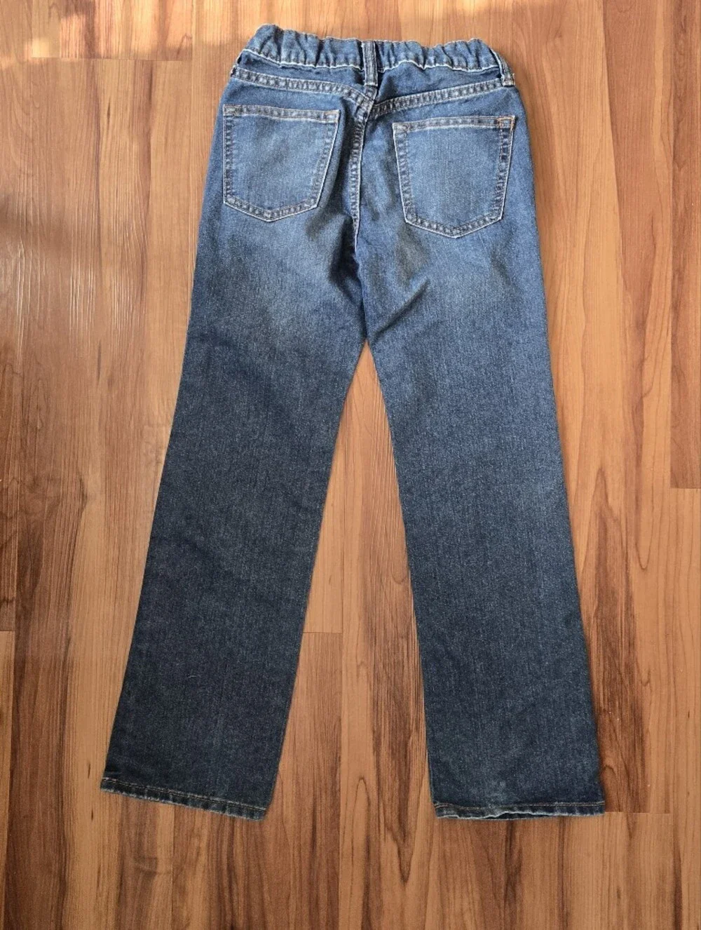 Old Navy Kids size 10 Classic Dark wash denim blue jean adjustable waistband EUC